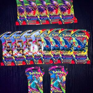 Pokemon Mega Evolution Phantasmal Flames Pack - Red and Purple
